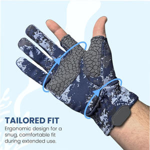 Guantes de pesca a la venta Guantes sublimados personalizados Guantes deportivos al aire libre resistentes a los arañazos Venta al por mayor Pakistán - Product Image 5