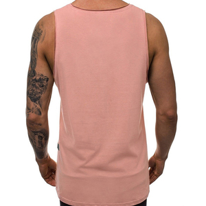 2024 recién llegado personalizado etiqueta privada hombres camisetas sin mangas transpirable deportivo largo superventas cantidad a granel precio bajo venta - Product Image 3