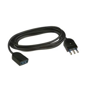 Cable de Extensión Eléctrico Negro de 5m H05VV-F 3x1 mm² (16A 2P+T) Categoría de Producto Cables y Alambres Modelo PP0385 1R - Product Image 1