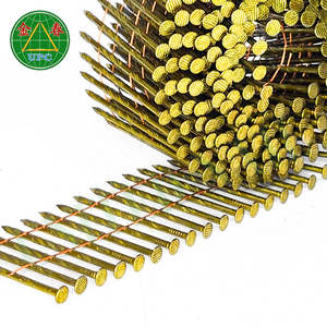 Clavo de bobina de alambre de 15 grados para tornillo de fabricación de palés/estilos de cabeza a cuadros de vástago liso, muestras gratis de la fábrica de Vietnam - Product Image 3