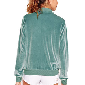 Blouson bombardier d'hiver épais en coton pour femmes, fait sur mesure, brillant, respirant, vente en gros de vestes personnalisées - Product Image 2