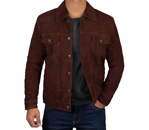 เสื้อหนังนิ่มสำหรับผู้ชายขนาดผู้ใหญ่เสื้อมีกระเป๋าด้านหน้าสไตล์สตรีทเสื้อผ้าทางการ/ลำลองคุณภาพสูงทุกขนาด - Product Image 3