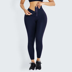 Leggings de yoga de compression personnalisés très vendus marque privée mode de gym brillante pour femmes style décontracté avec logo taille réfléchissant - Product Image 4