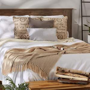 Chevron Throw Collection Algodón 50x60 Diseño moderno Patrón tejido de punto Uso para cama Sofá Manta - Product Image 2