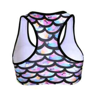 สปอร์ตบราคุณภาพสูงสำหรับผู้หญิง รุ่นใหม่ล่าสุด ระบายอากาศได้ดี มีโลโก้ด้านหน้า รองรับแรงกระแทกสูง เหมาะสำหรับโยคะ ฟิตเนส ออกกำลังกาย บราออกกำลังกายแบบคอวี - Product Image 2