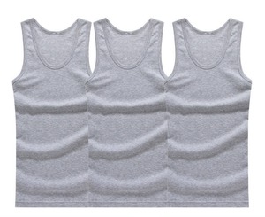 High Quality Wholesale <b>White</b> Undershirts Cotton Vest <b>Tank</b> <b>Top</b> <b>Men</b> Underwear <b>Men'S</b> Cotton Undershirts - Product Image 6