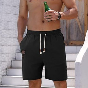 OEM Custom Sublimated Casual Beach Swim <b>Shorts</b> for Men 100% Cotton Multiple Patterns <b>Quick</b> <b>Dry</b> Windproof & Eco-Friendly - Product Image 4