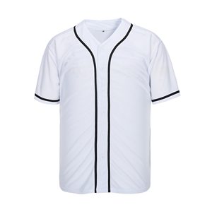 Maillot de baseball imprimé par transfert thermique, grande taille, 100 % polyester, nom du joueur, respirant, vêtements de sport - Product Image 5