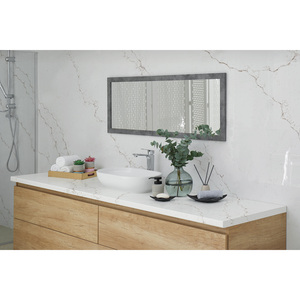 Custom Kitchen and Bathroom Vanity Tops Calacatta Quartz Natural Stone Countertops Carrara Calacata Hotel Project Prefab Cut - Product Image 1