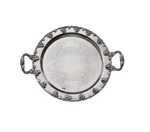 Métal écologique classique pour plaque de chargeur avec technique polie à bord doré pour une fonctionnalité durable pour les fêtes de mariage - Product Image 6