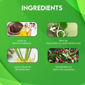 ครีมรักษาสิวสูตรเฉพาะสำหรับ OEM แบรนด์ส่วนตัว ผสมสารสกัดจากสะเดา น้ำมันทีทรี และกานพลู ขายส่งจำนวนมาก ลดรอยสิว บำรุงผิวชุ่มชื้น - Product Image 2