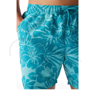 New Arrival <b>Men's</b> 100% Polyester Casual Solid <b>Lightweight</b> Breathable Beach <b>Shorts</b> with Drawstring Closure - Product Image 5