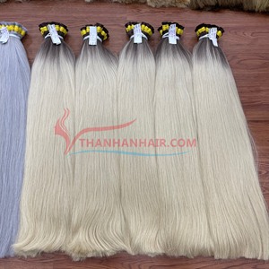 VENTE de gros extensions de cheveux humains en vrac de couleur la plus légère avec le meilleur classement pour les femmes Super Double Drawn - Product Image 5