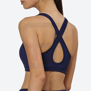Breathable Quick Dry High Support Seamless Spandex/Polyester Plus Size Adjustable Strap OEM Service Wholesale Sports Bra New - Product Image 2