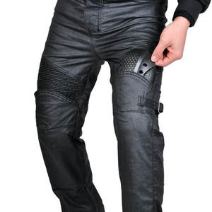 Customized Brand Logo Ribbed Design Motorbike Kevlar Jeans for Approved Cargo Pants for men - Product Image 1