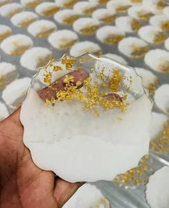 Handmade Resin Coaster for Home Kitchen Table Decor Resin Art Coaster from India - Product Image 2