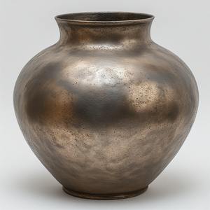 Florero de metal con acabado brillante rústico perfecto para el estilo de flores de temporada premium y elegantes ideas de decoración del hogar - Product Image 2