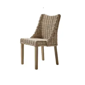 Silla de comedor de mimbre con respaldo alto Buena Fabricación al mejor precio hecha a mano de Java Central Indonesia uso directo - Product Image 1