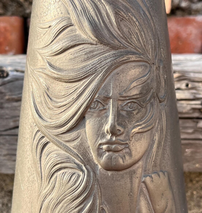 Jarrón de Aluminio Plateado Metálico de Estilo Geométrico Contemporáneo, Jarrones de Flores de Aluminio para Hogares de Lujo, Metal de Alta Calidad, Más Vendido - Product Image 2