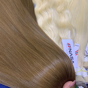 Extensions de cheveux en vrac au prix de gros Cheveux humains vietnamiens Double noyés 100 grammes Couleurs foncées 30 pouces - Product Image 1