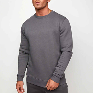 Sweat-shirt unisexe en coton surdimensionné pour l'hiver, le printemps et l'automne, impression de logo personnalisé, sweat-shirts unis surdimensionnés pour femmes et hommes - Product Image 1