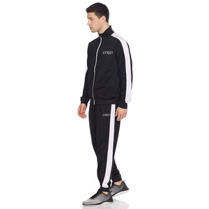 Vente en gros Ensemble de joggings pour homme Survêtement décontracté à manches longues et fermeture éclair complète Survêtement 2 pièces Vêtements de sport et de gymnastique pour hommes - Product Image 1