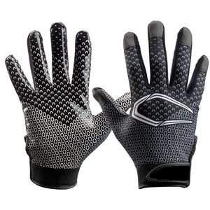 Guantes de Fútbol Americano Resistentes y Adherentes con Material Transpirable de Spandex y Agarre para Receptor, para Uso Deportivo en Adultos - Product Image 4