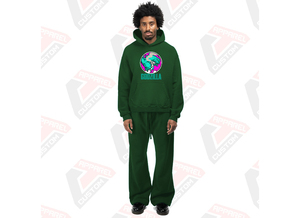 Conjunto de chándal de invierno de poliéster 100% transpirable de 2 piezas ultra cómodo y elegante para hombre, patrón sólido - Product Image 4