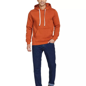 Jersey de talla grande para hombre de alta calidad, Sudadera con capucha, forro polar de algodón, bordado de chenilla, logotipo personalizado, resistente al agua, poliéster grueso - Product Image 1