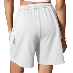 Pantalones Cortos Deportivos para Mujer, de Spandex/Poliéster, para Correr, Entrenamiento, Holgados, Elásticos, Cómodos, Tipo Cargo - Product Image 4