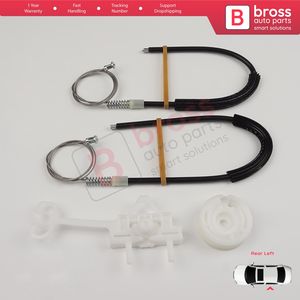 Juego de Reparación de Elevalunas Eléctrico BWR5291, Puerta Trasera Izquierda para Linea 323 110 2007-2018 51898679, Piezas de Automóvil Bross, Hecho en Turquía - Product Image 2