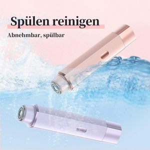 Épilateur et tondeuse 2-en-1 pour femmes, utilisation humide/sèche, étanche, à piles, pour le visage, les parties intimes, les aisselles et les jambes - Product Image 6