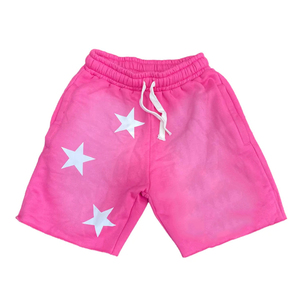 Pantalones cortos transpirables de lavado ácido para hombre, pantalones cortos de entrenamiento, logotipo de estrella impreso, informales, sólidos para correr, pantalones cortos de entrenamiento - Product Image 1