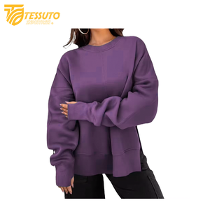 Sudadera con capucha de manga larga de invierno para mujer, sudadera con bolsillo de lana y diseño forrado, nueva Sudadera con capucha para mujer para invierno - Product Image 4