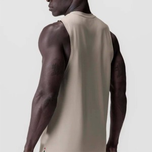 Wholesale Men's Plus Size Formal Gym Tank <b>Tops</b> Breathable 100% Cotton Cartoon Pattern Workout <b>Tops</b> Heat-Transfer Printing - Product Image 4
