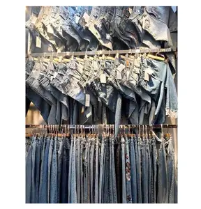 Calças jeans femininas tamanhos grandes, calças de denim mistas skinny para meninas e namorado