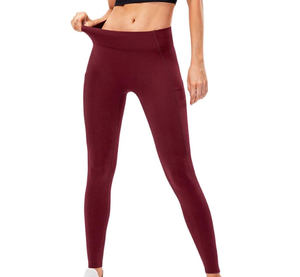 Women's High Waist Breathable Ankle-Length Leggings Polyester Spandex Elastic Slimming Thermal <b>Tights</b> for Women Pants - Product Image 1