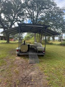 Livraison gratuite, barbecue mobile entièrement équipé de 8 pieds et fumoirs, remorque de cuisine extérieure pour grillades et vente de nourriture pour les entreprises de restauration de rue - Product Image 4