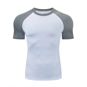 Alta calidad 180 gramos venta al por mayor diseño personalizado en blanco 100% algodón orgánico camiseta lisa - Product Image 4
