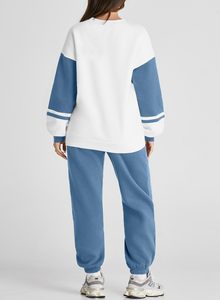 Conjunto de 2 Piezas de Moda Invernal para Mujer, Conjunto Casual de Ropa Femenina, Top Corto de Manga Larga y Pantalones para Mujer 2026 - Product Image 2