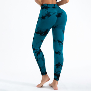 Leggings Deportivos de Yoga al por Mayor, Pantalones Sólidos sin Costuras de Cintura Media, Mallas Push-Up para Mujer, Transpirables, Resistentes al Viento e Impermeables para Fitness y Entrenamiento - Product Image 4