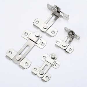 Loquet de sécurité en acier inoxydable pour porte, antivol, quincaillerie moderne pour chambre à coucher - Product Image 5