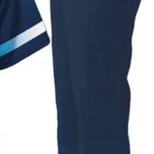 เครื่องแบบชุดกีฬาผ้าโพลีเอสเตอร์แบบมีกระดุมเสื้อเบสบอลและซอฟต์บอลสั่งทำได้ - Product Image 3