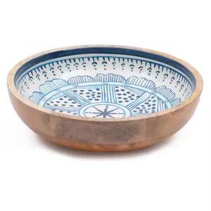 Cuencos de madera ecológicos para frutas Juego de cuencos de madera con estampado recubierto de esmalte para cuencos de restaurante y hotel Estilo japonés - Product Image 5