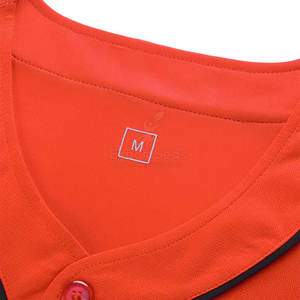 Jersey de béisbol de poliéster 100% fabricado en Pakistán con tela transpirable ligera perfecta para ropa de equipo - Product Image 3