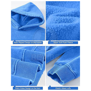 Sudaderas con capucha de alta calidad hechas en Pakistán, con lavado ácido, logotipo personalizado, ropa informal, sudaderas con capucha con lavado ácido para venta en línea - Product Image 5