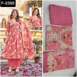 Nuevo algodón indio Kurti para mujeres precio bajo Ropa Étnica fábrica al por mayor mujeres Kurti étnico indio Kurta Dupattas conjunto - Product Image 3