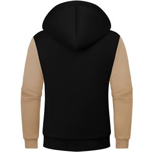 Sweat à capuche d'hiver unisexe brodé avec fermeture éclair 100% coton Streetwear élégant sweat à capuche chaud décontracté haut chaud - Product Image 6