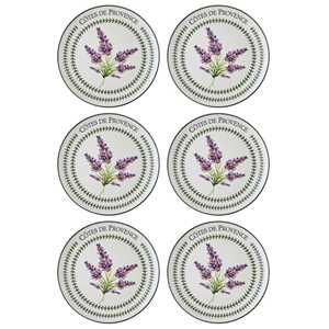 Assiette de service 26 cm Provence Lavande Lot de 6 plats et assiettes PRC04 - Product Image 1