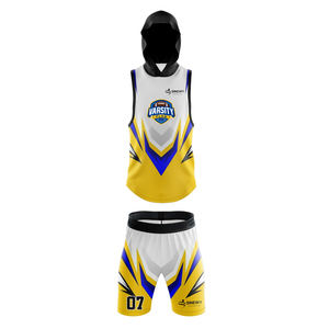 Conjunto de Camiseta de Fútbol Corta Personalizable para Hombre, Uniformes de Fútbol Americano al por Mayor, Uniformes en Blanco para Equipos de Fútbol - Product Image 3